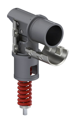 rail lighting and signalling - raise and lower column unit