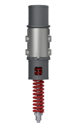 rail lighting and signalling - raise and lower column unit